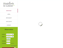 Tablet Screenshot of hostellerieducausse.com
